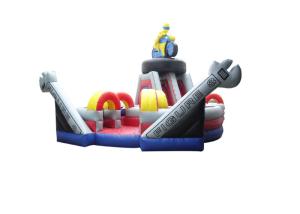 Wholesale Outdoor kids inflatable playground , entertainment childrens bouncy castle Fireproof from china suppliers