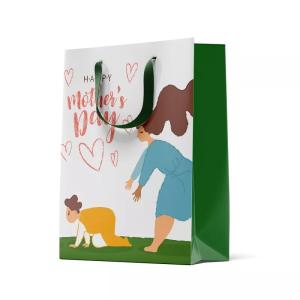 Wholesale Printed Luxury Paper Cookie Bags 350gsm 450gsm Shoe Paper Bag from china suppliers