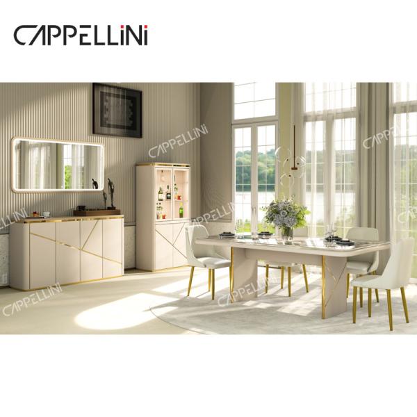 Modern Design Dining Table 4 Chairs Set 6 Seater Home Furniture Living Room