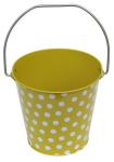 Mini Tin Bucket for Sale Small Metal Buckets Christmas Tin Pail with Solid Color