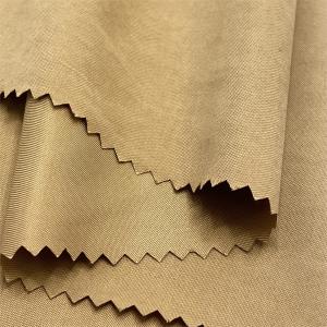 Wholesale 85% Polyester 15% Nylon Brushed Twill Peach Skin Beach Pants Fabric from china suppliers