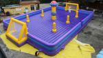 Big Size Kids Inflatable Park , Soccer Game Outdoor Inflatable Playground