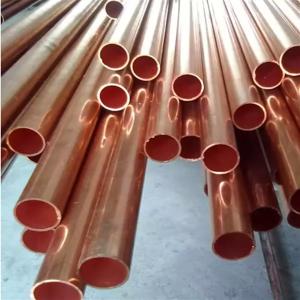 Wholesale Flexible Copper Round Pipe 8mm-22mm OD 0.5mm Wall For Solar Thermal Energy Systems from china suppliers