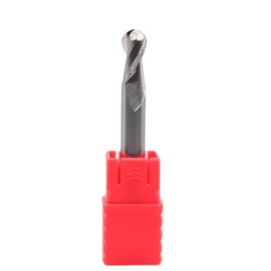 Wholesale HRC 55° R3*6*12*6*150L 2 Flutes Ball Nose End Mill For Aluminum Without Coating from china suppliers