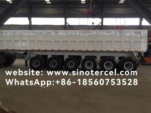 Wholesale Steel Transportation Semi Tipper Truck Six Axle Semi Tipper Trailer from china suppliers