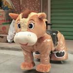Explosion models hello kitty plush electric toy car / stuffed animal toy car