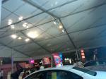 Aluminum PVC Event Tent With Customized Printed Decoration For Outside Car Trade