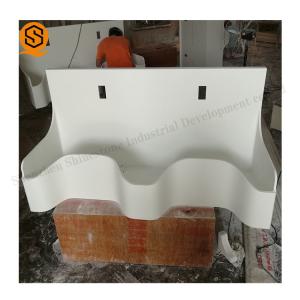 Wholesale Curved Shaped Solid Surface Wash Basin Non Porous CE Approved from china suppliers