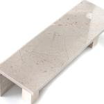 Acid Resistant Staircase Steps Tiles White Marble Indoor Outdoor
