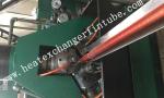Carbon Steel Extruded Fin Tube Machine , Fin Average Thickness 0.3mm