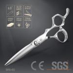 Durable Hairdressing Thinning Scissors Small Curvature Sword Shaped Back