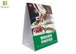 Promational Acrylic Menu Display Stands Restaurant , Acrylic Counter Display