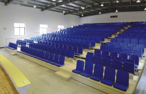 Wholesale HDPE Chair Indoor Bleacher Seating / Telescopic Seating Systems 260mm Step Height from china suppliers