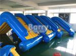 Commercial 4 * 2 * 2M Floating Water Inflatable Slide With 0.9mm PVC Tarpaulin