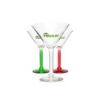 6oz Plastic Martini Glasses Unbreakable Crystal Clear Acrylic Cocktail Glasses