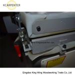 Semi-automatic PVC film wood veneer vacuum membrane press machine for cabinet