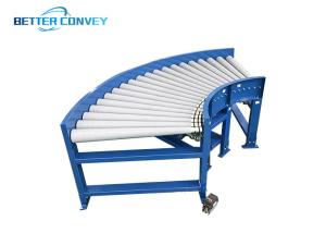 Wholesale Industrial Flat Aluminium PVC Curve Conveyor roller from china suppliers