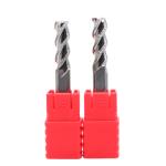 18mm Dia HRC55 3 Flutes Flat Carbide End Mills For Aluminum Uncoated Cut Length
