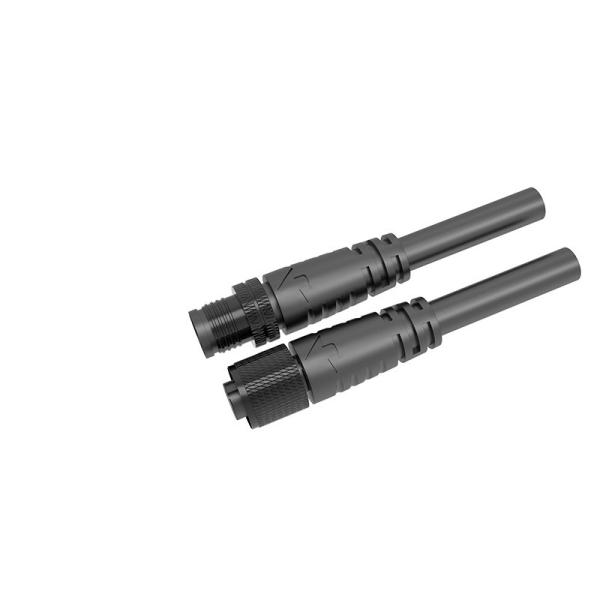 M10 Metal Head Coated Waterproof Male Female Connector LED Cable 2 Core 3 Core