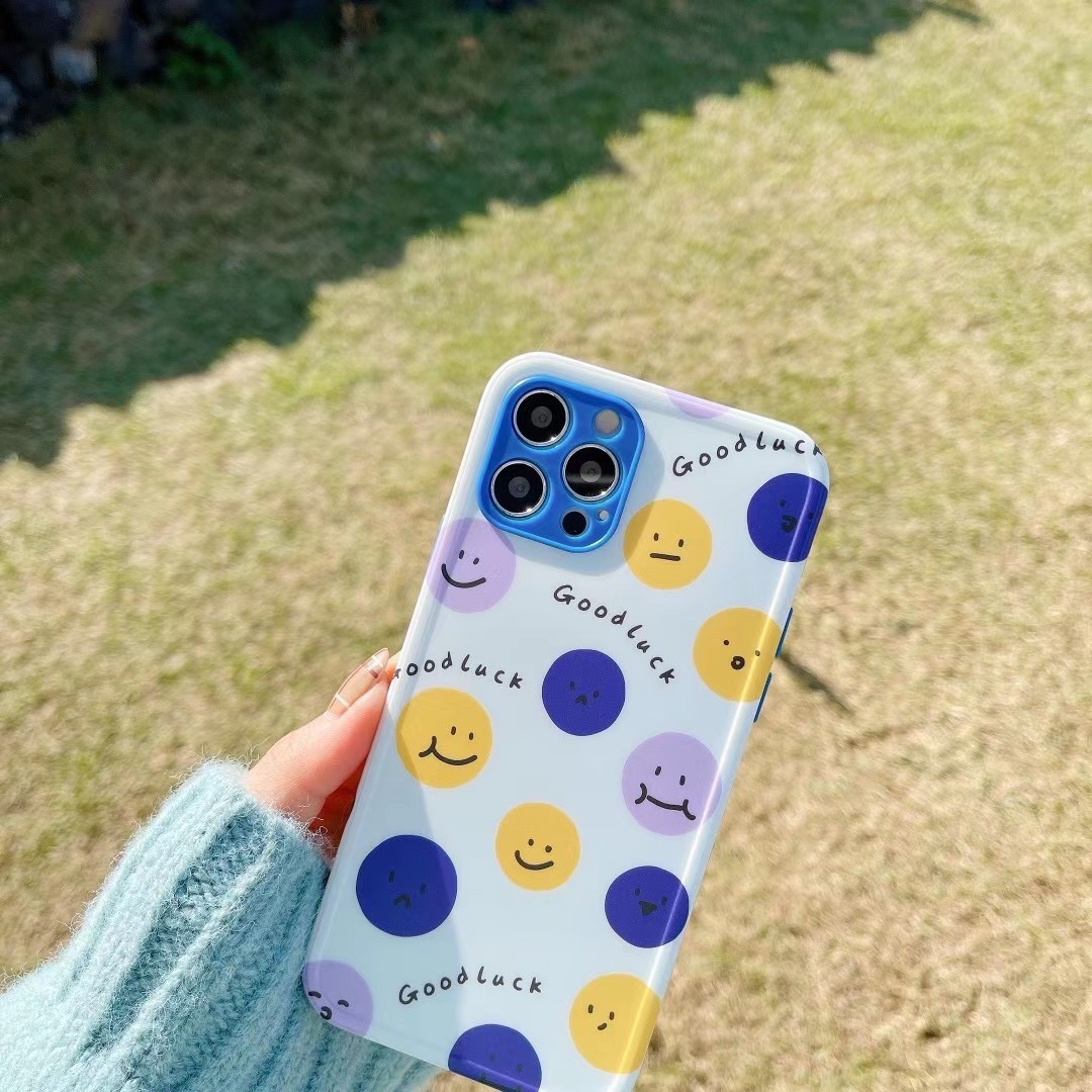 IMD TPU Shockproof Phone Covers Iphone 11Good Luck Face Camera Protection