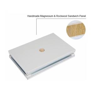 Wholesale Waterproof Magnesium GMP Rockwool Sandwich Panel Thickness 100mm from china suppliers
