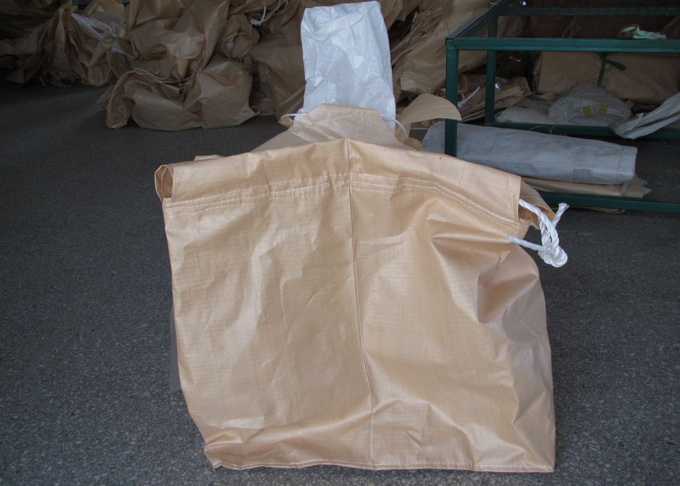 Recycled 1000kg PP Flexible Bulk Container / Jumbo Sack Bags With 4 Sling Loops