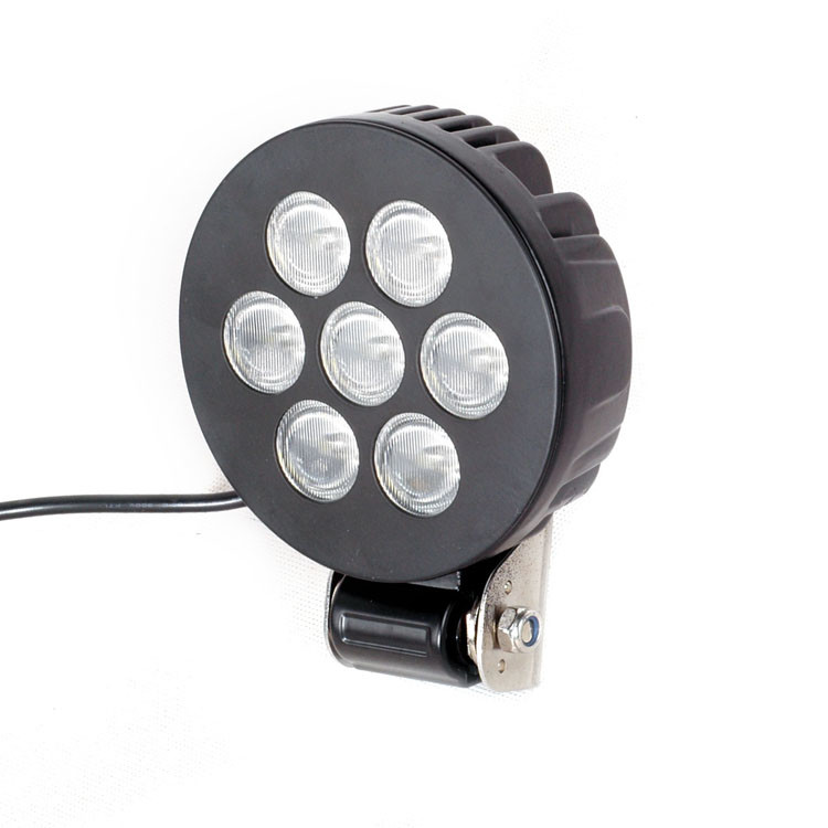 21W Led Power 5 Inch Vehicle Work Light 7PCS*3W High Intensity LEDS Waterproof IP67