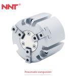 125mm Shaft 3 Finger Pneumatic Cylinder Slide Guide Round Body Air Gripper