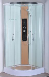 Wholesale Comfort Waterproof Curved Corner Shower Enclosure Kits Free Standing Type from china suppliers