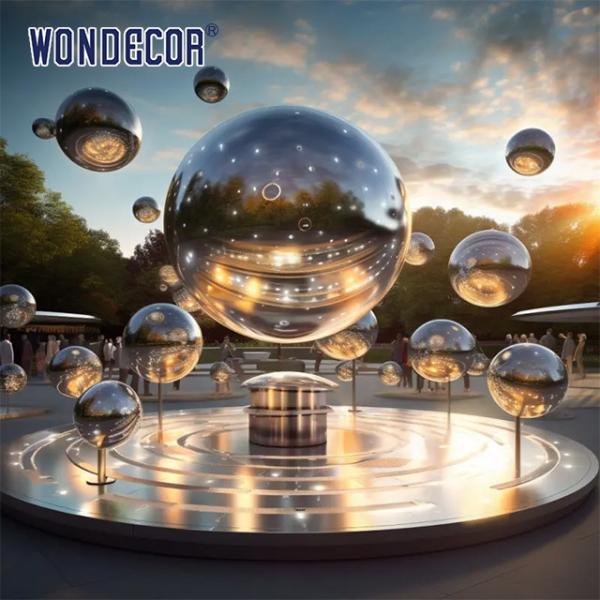 Outdoor Science And Education Large Stainless Steel Sculpture Metal Forging