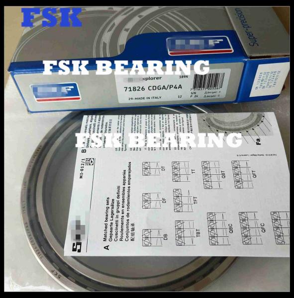 Quality Germany 71826 CDGA / P4A Ball Bearing Angular Contact , Single Row Spindle Bearing for sale