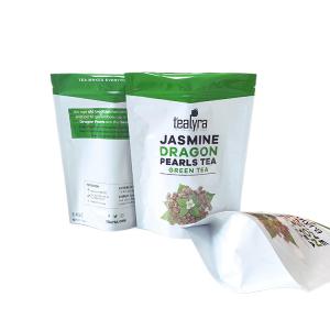 Wholesale Custom Tea Packaging Bag Stand Up Mylar Plastic Bags With Zipper Top from china suppliers