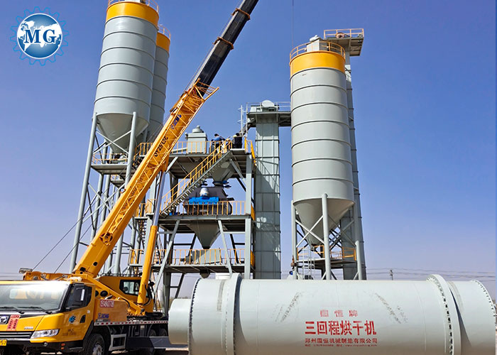 Dry mix mortar plant