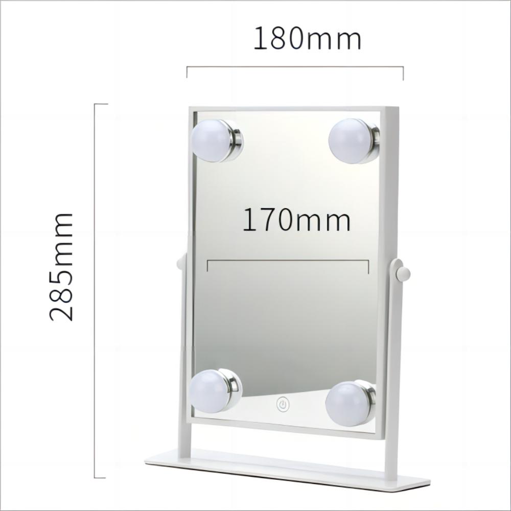 Hollywood Style LED Vanity Mirror with Large Custom Big Fill Body Makeup and Extra LOGO