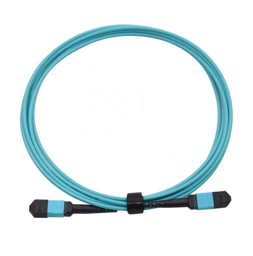 MPO MTP Patch Cord Connector 8 Core 12 Core 24 Core OM3 Fiber Optical