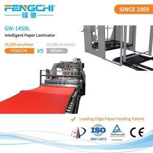 Wholesale 16000 Sheets/Hour Hot Laminating Flute Laminator Fully Automatic Paper Membrane from china suppliers