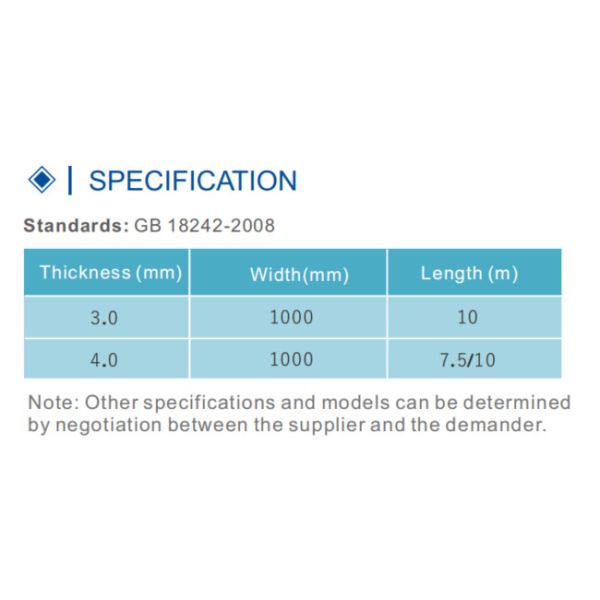 Bondsure® SBS Torch Applied Modified Bituminous Waterproofing Membrane