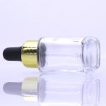 Skin Care Serum Dropper Bottles Empty Square 20ml Clear Color