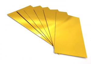 Wholesale Grey Back Cake Boards Metalized Shiny Laminated Gold Foil Paper from china suppliers