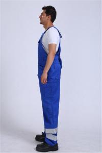 Wholesale 79% Cotton Blue Fr Coverall Bibs , 20% Polyester Chemical Protective Suit from china suppliers