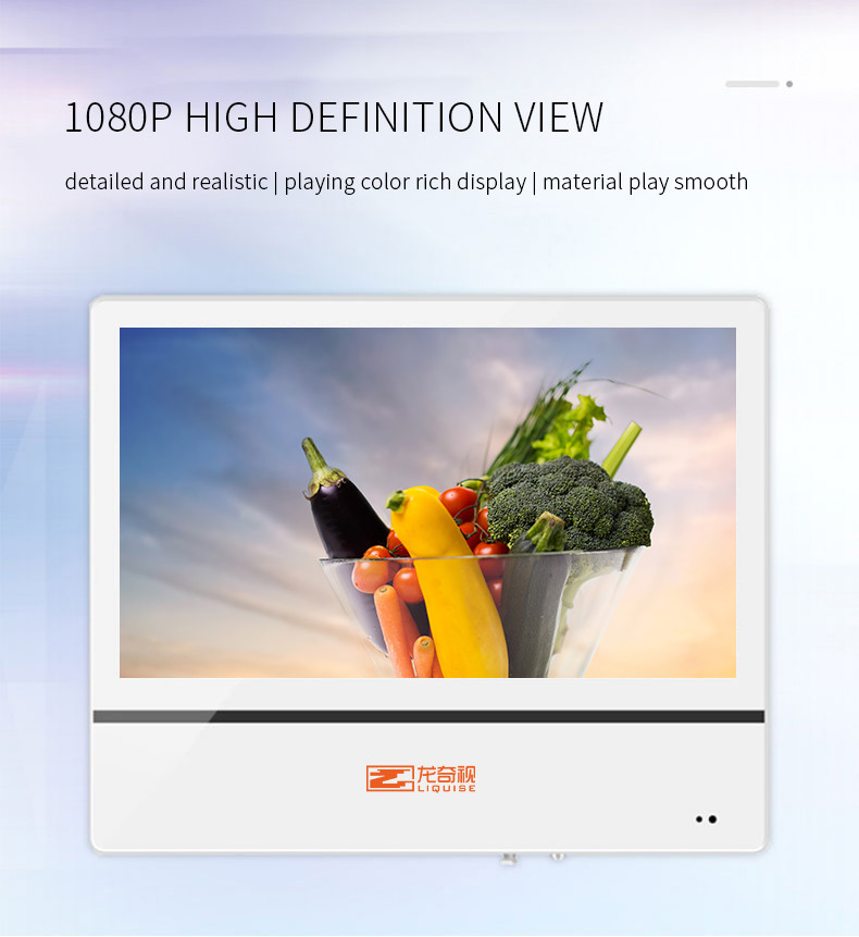 55Inch 65Inch HD Wall Mounted Advertising Display Ultra Thin