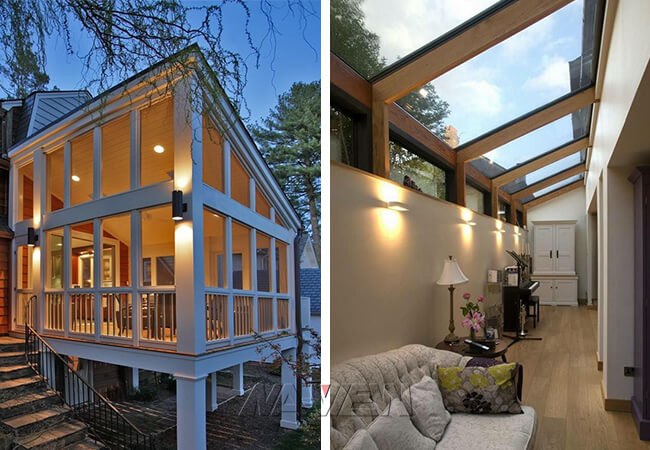 Seasonal Porch Enclosures Easy Screen Porch Aluminum Alloy Profiles