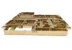 Aluminum LY12 Aluminum CNC Turning Parts Microwave Cavity Gold Plating