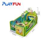 Playfun Soccer Leagual Kids Redemption Game kids football arcade hall game
