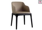 Padded Grace Arm Chair Wood Restaurant Chairs Modern Furniture With Round Safe