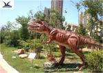 Giant Life Size Dinosaur Theme Park , Dinosaur Lawn Sculpture With Color