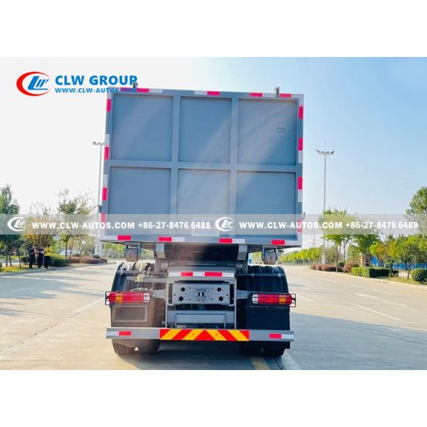 SINOTRUK 336HP Right Hand Driving Garbage Truck With Multi Roll Off Open Garbage Box