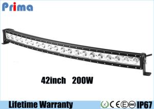 Wholesale Single Row 200W 42 Inch Cree Curved LED Light Bar For Jeep Off Road Vehicles from china suppliers