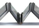 6082 Aluminium Folding Door Outside Wind Resistance Sound Insulation