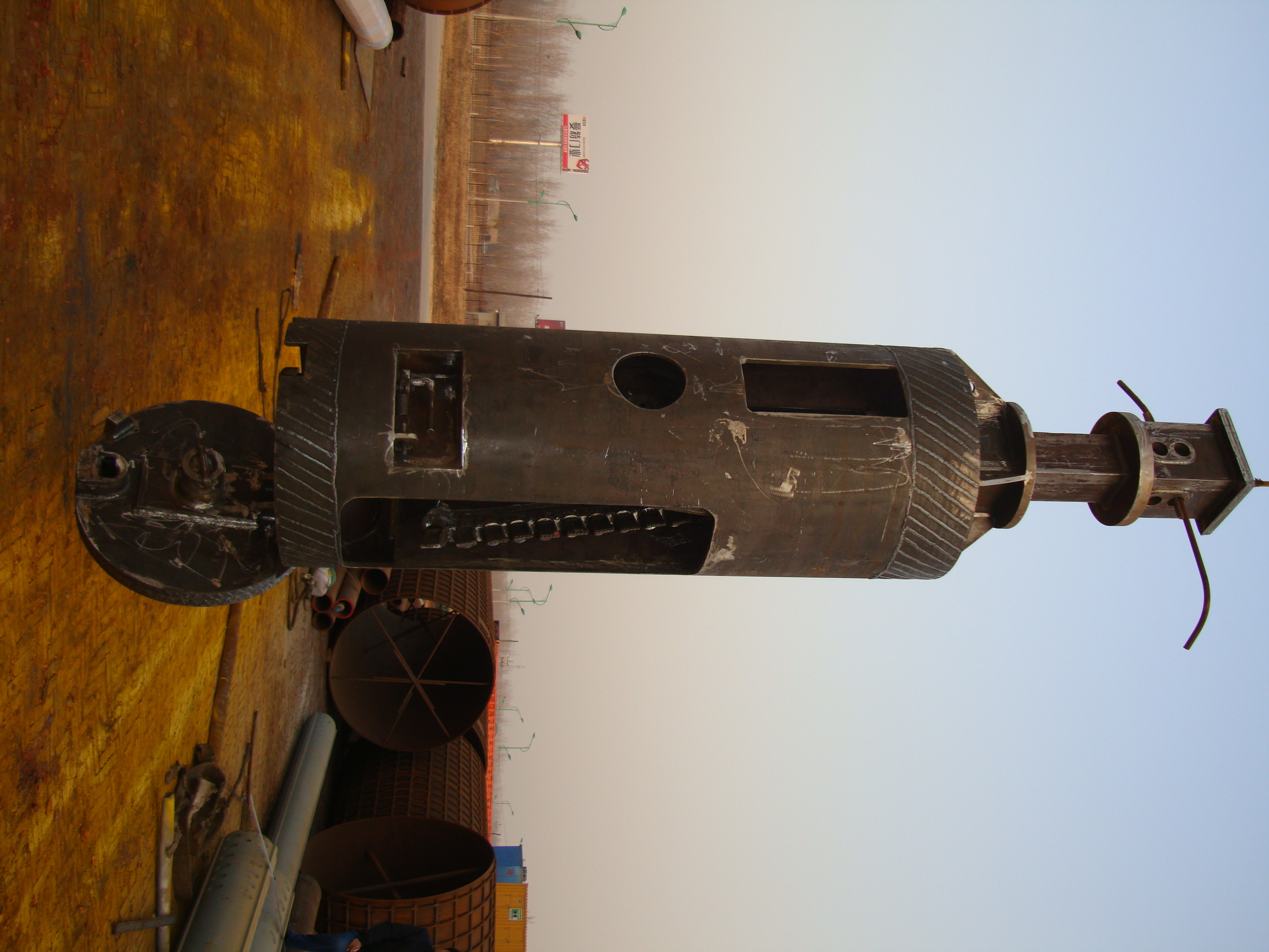 large drilling diameter Q345B Semi Following Belling Auger